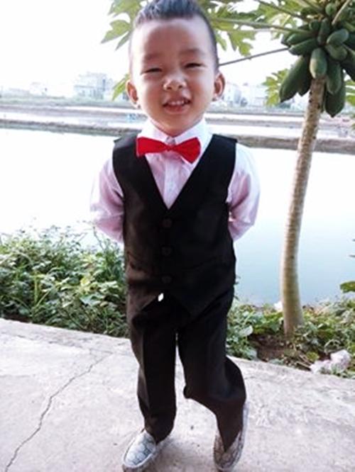 Bộ gile âu công tử cho bé trai  - Đen