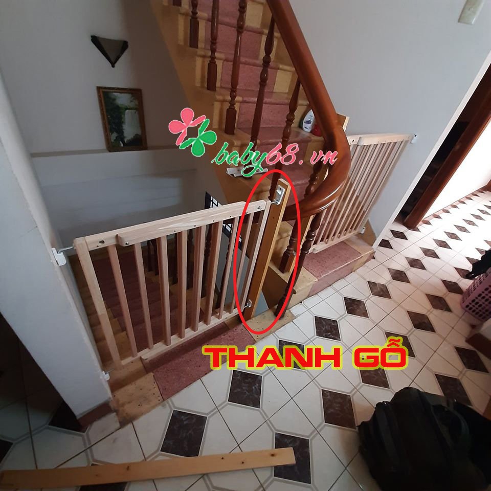 Thanh gỗ gắn cửa chặn