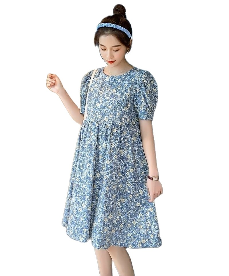 Váy bầu cao cấp siêu sang🌸đầm bầu sơ mi mát mềm mịn thấm hút mồ hôi🌸free size 43~70kg