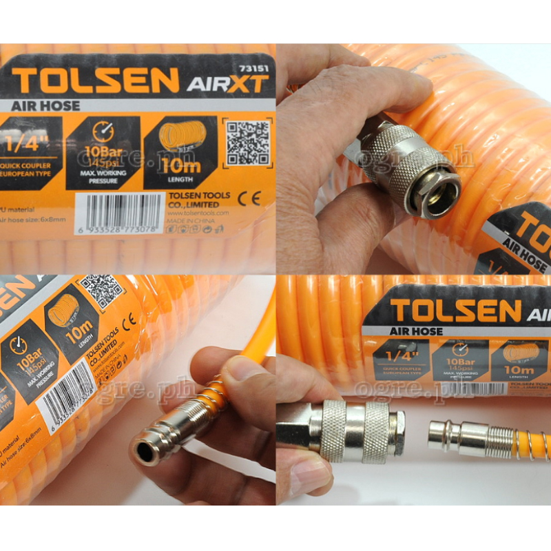 [ CHÍNH HÃNG ] Ống Khí Nén 1/4" Dài ( 10M - 15M ) Tolsen [ Real | TSE ]