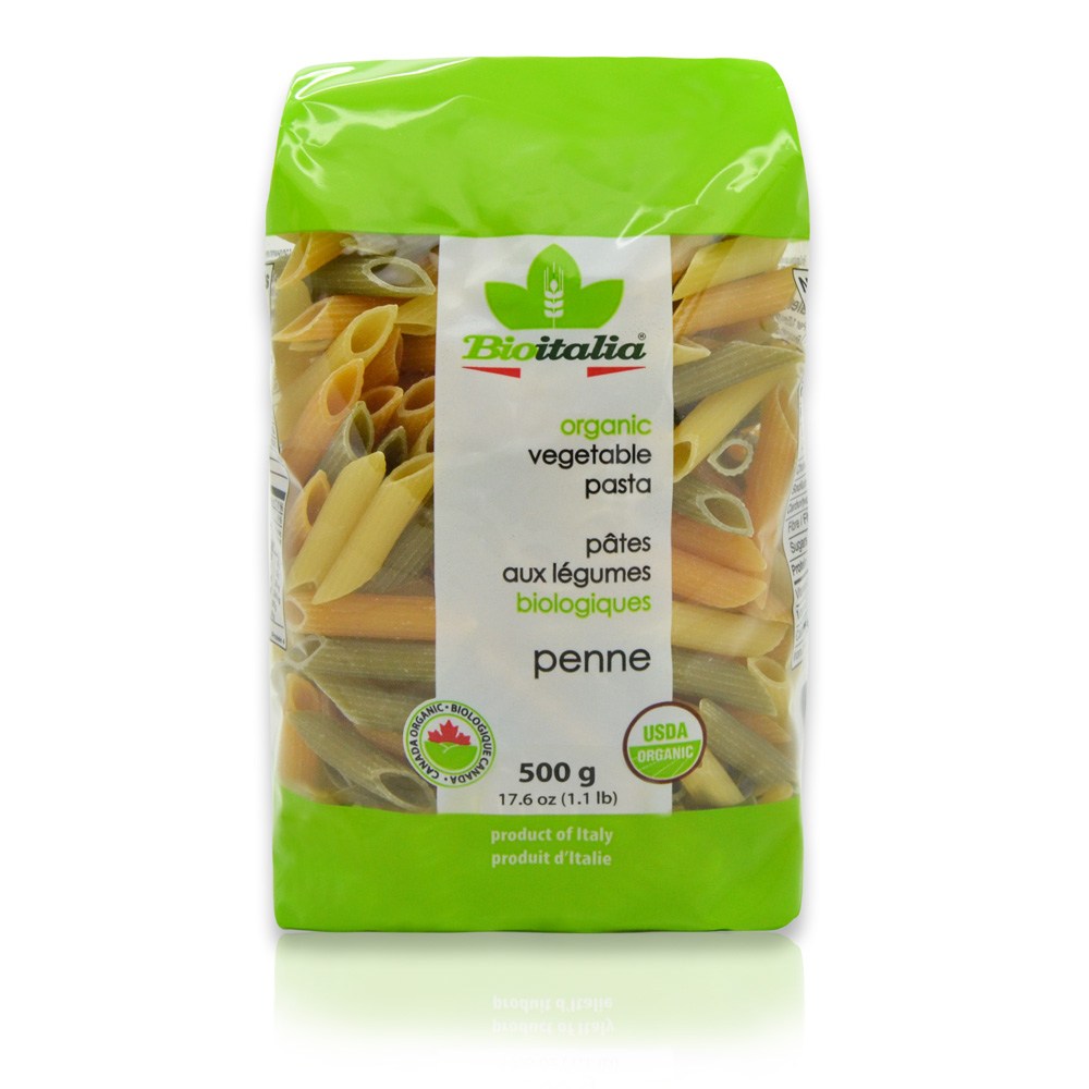Nui ống dài rau củ hữu cơ bioitalia 500g