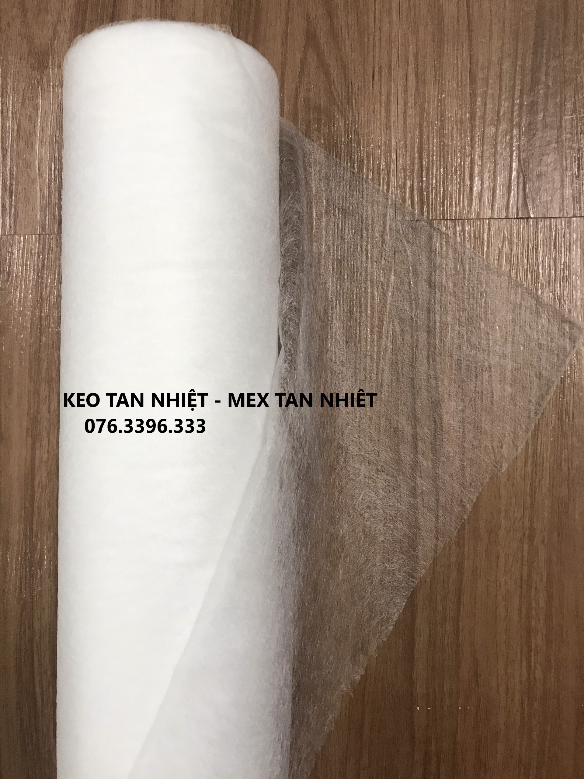 Keo tan nhiệt ủi 2 mặt dính vải