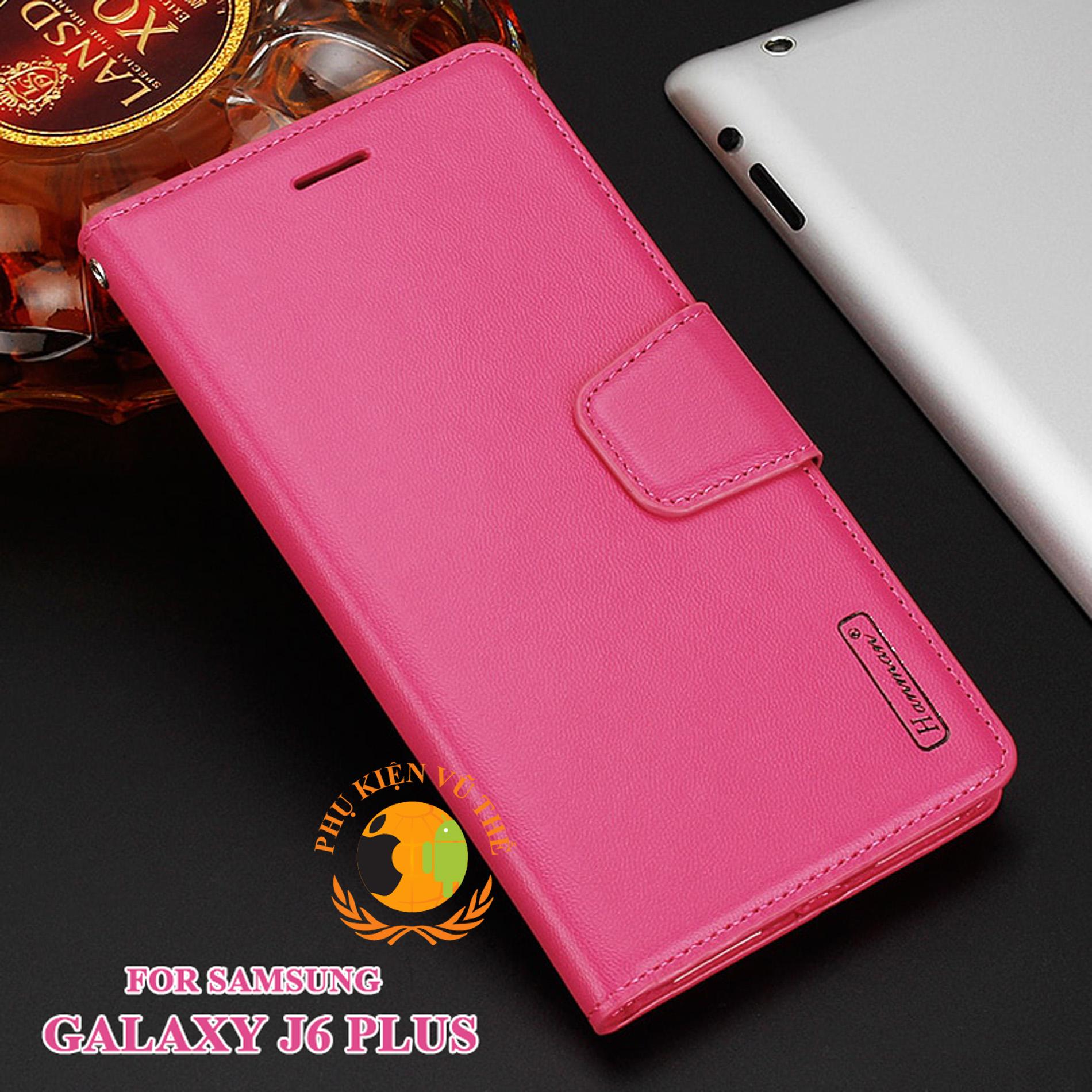 Bao Da Kèm Ví 2 in 1 Samsung Galaxy J6 Plus (J6 +) 2018 Hanman