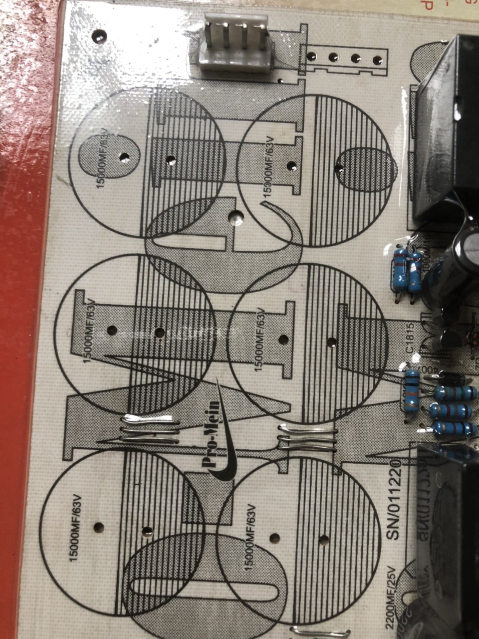 MẠCH NGUỒN AMPLY 8 TỤ