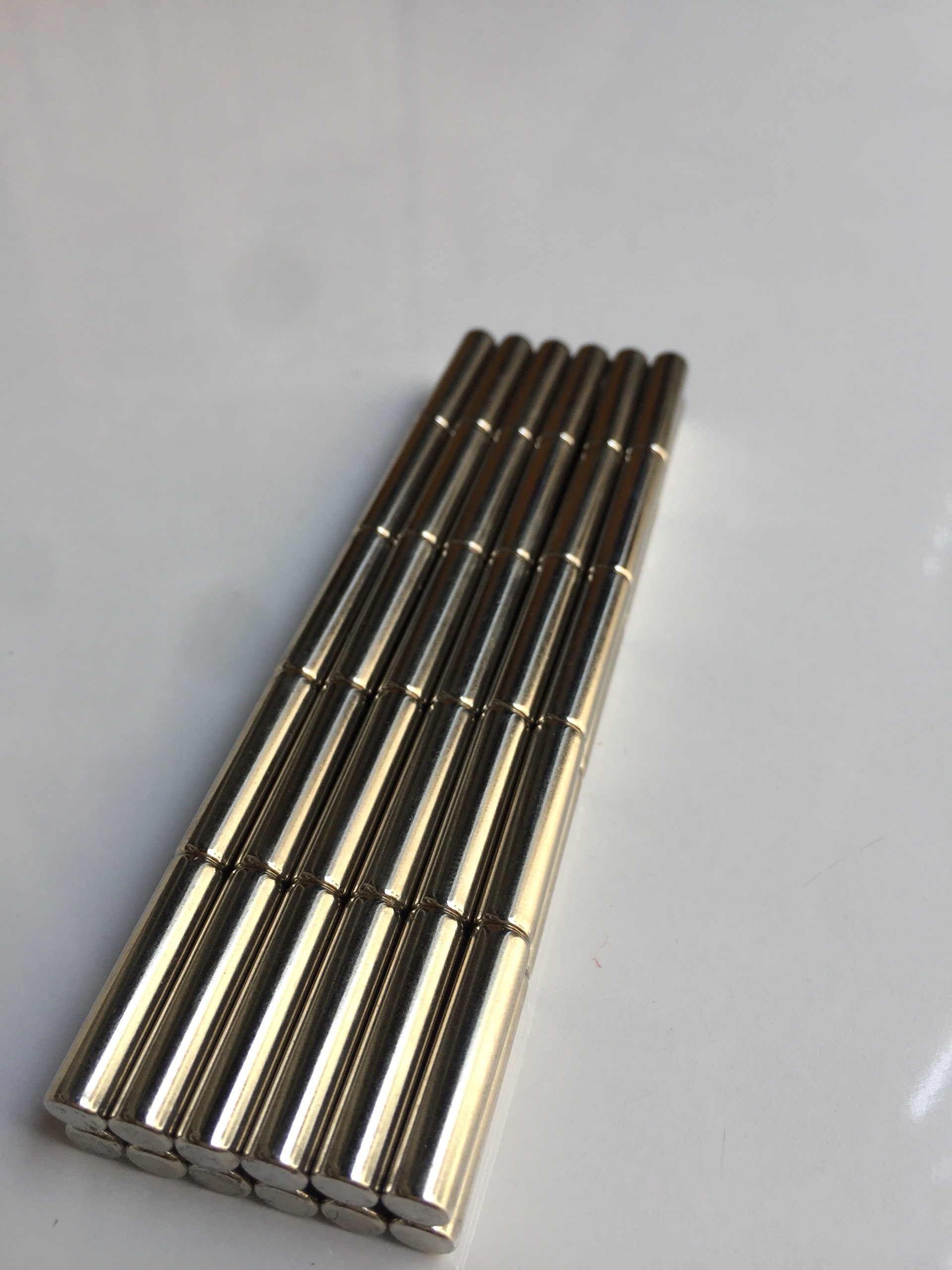 [HCM]Nam Châm Vĩnh Cửu Ø 6x25mm Nam Châm Trắng ( Bộ 10 Viên)