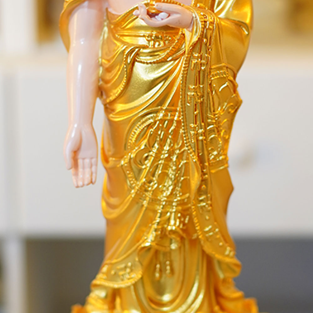 Tượng Tây Phương Tam Thánh Đứng 50cm (Vàng)
