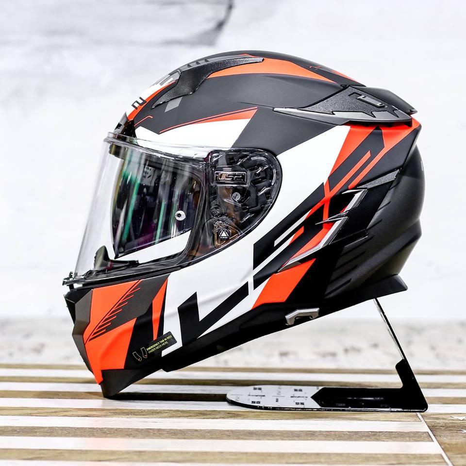 [HCM]Nón fullface LS2 FF327 Challenger đen  cam nhám