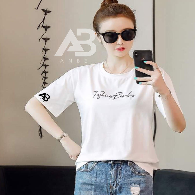 Áo thun nữ vải dày mịn thương hiệu ANBE