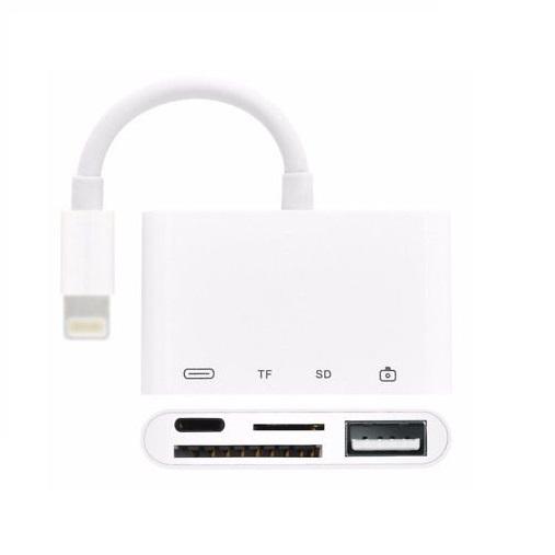 Cáp OTG lightning 4 in 1 cho Iphone Ipad