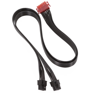 Psu graphics cable module line cable 12pin to dual pci-e 8pin(6 + 2pin) power cable for enermax psu 1