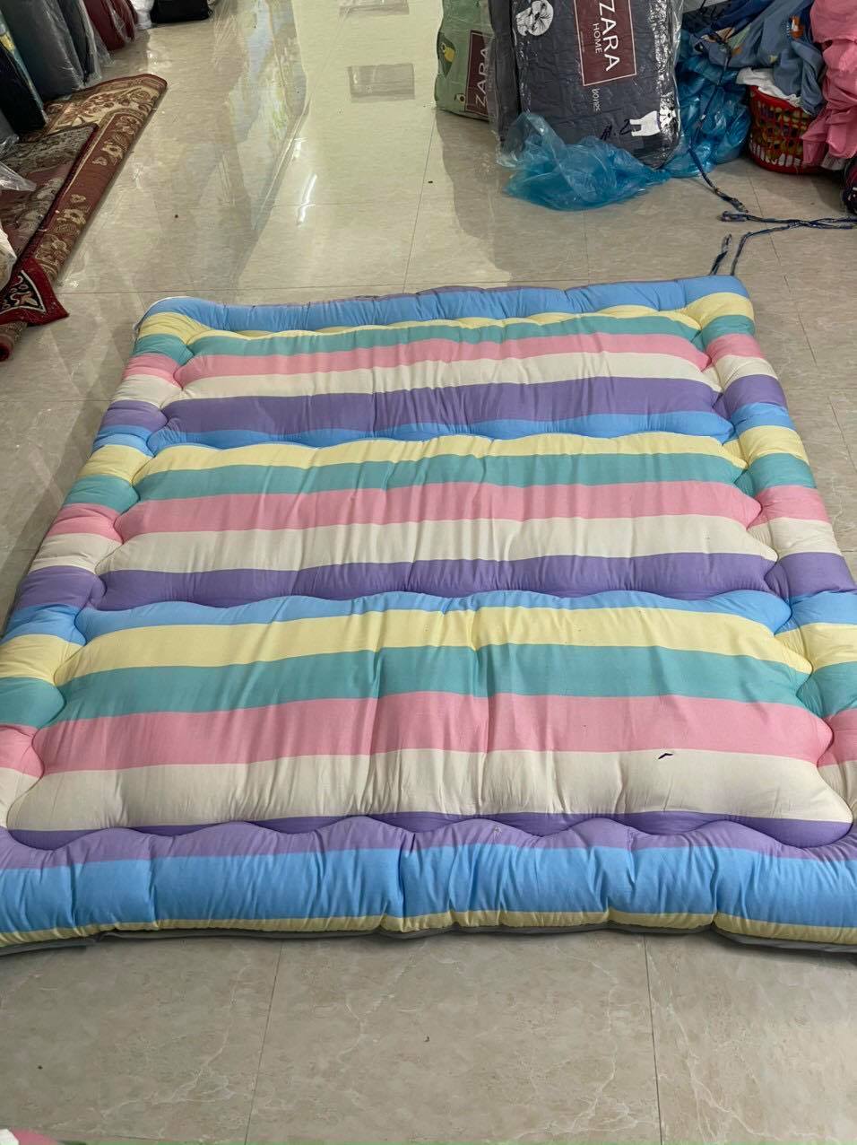 TẤM LÀM MỀM ĐỆM TOPPER COTTON SIÊU ĐẸP làm từ bông tấm đủ loại kích thước