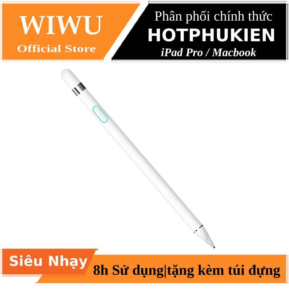 [HCMC] wiwu pencil magic Gen 2 smart stylus pen for iPhone iPad Android Windows (ultra-smooth touchscreen) (3-month warranty 1 to 1 Exchange)-distributed by hotphukie