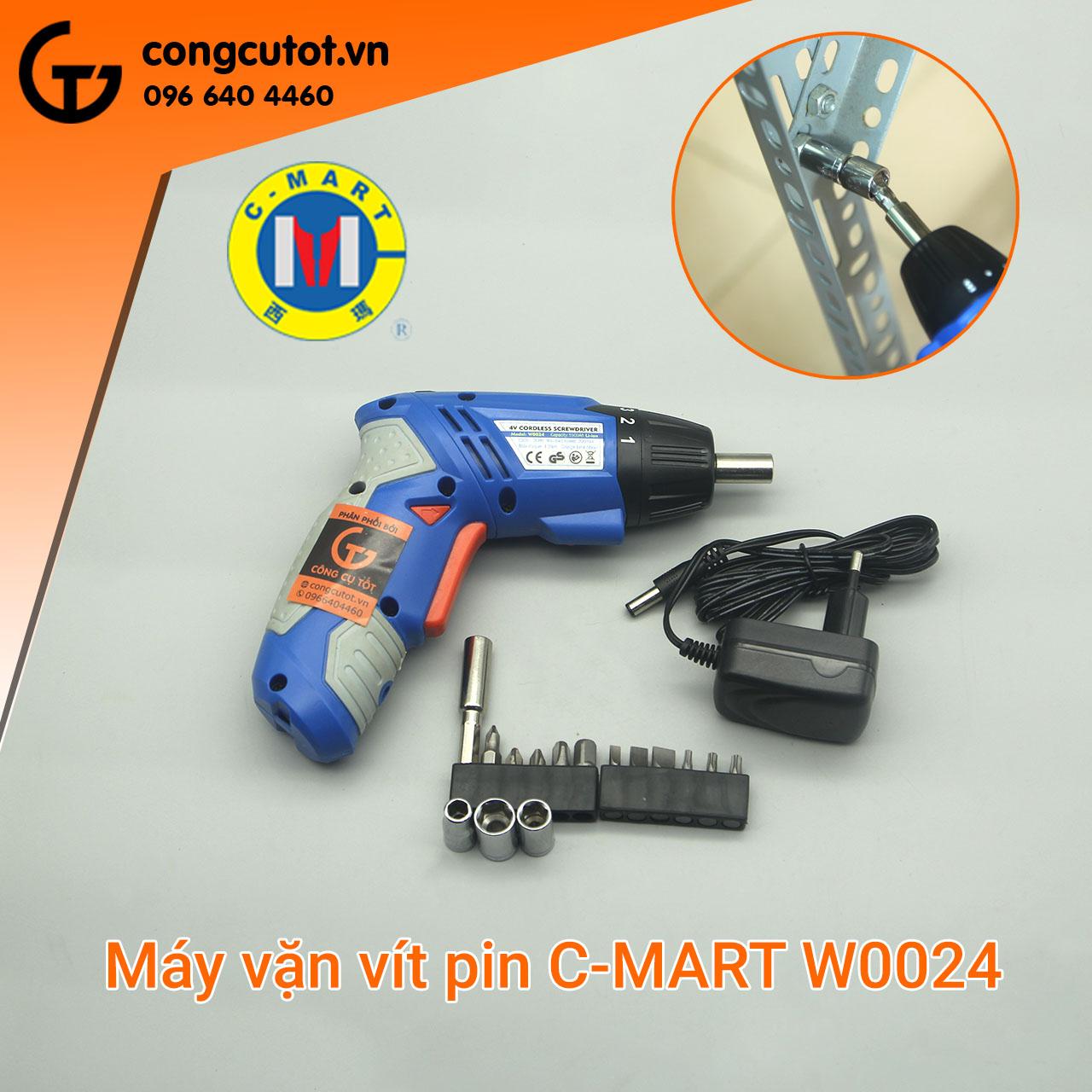 Máy vặn vít dùng pin sạc 4V C-mart W0024