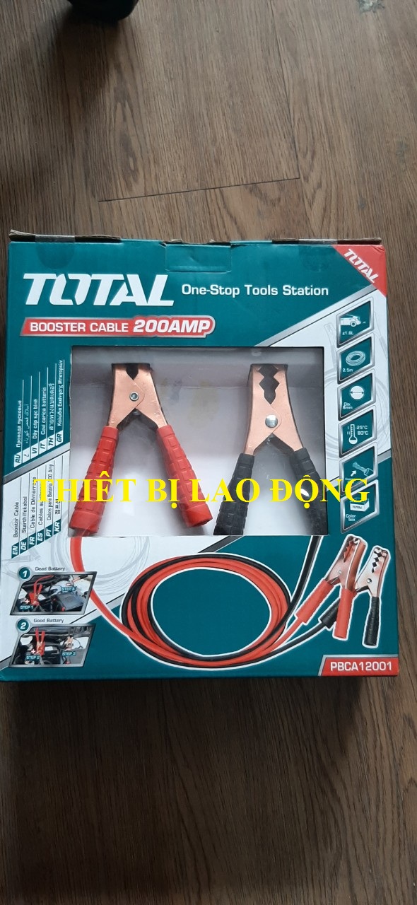 DÂY CÁP SẠC BÌNH ẮC QUY 200AMP TOTAL PBCA12001