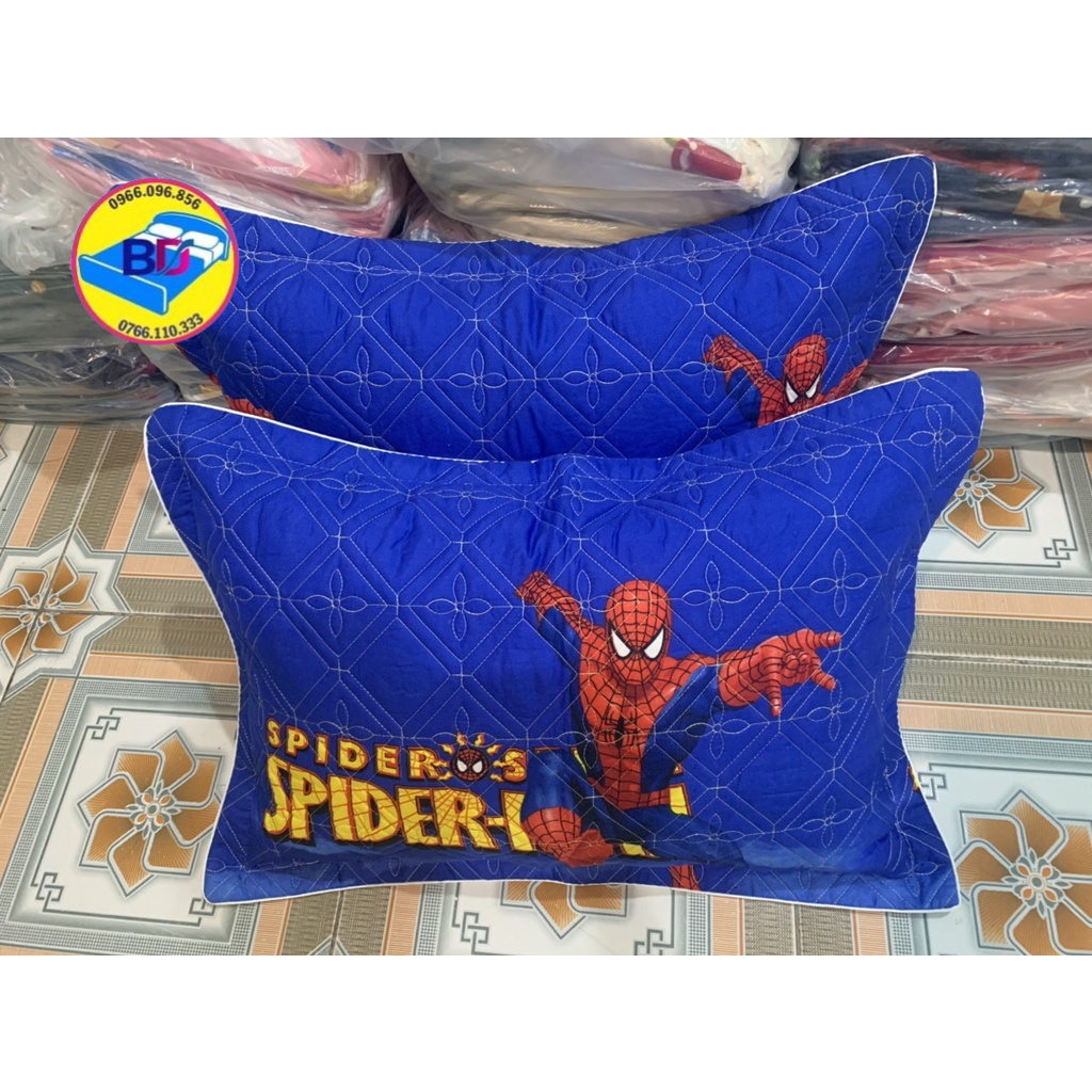 Vỏ gối trần bông cotton poly dày dặn