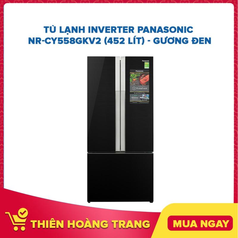 Tủ Lạnh Inverter Panasonic NR-CY558GKV2 (452 lít) - Gương Đen