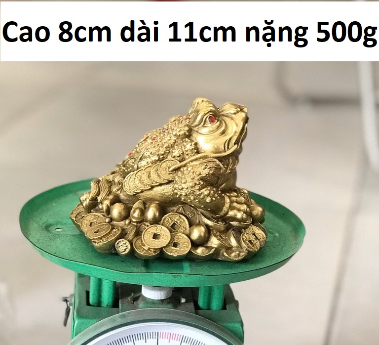 Thiềm thừ cóc 3 chân bằng đồng MS19