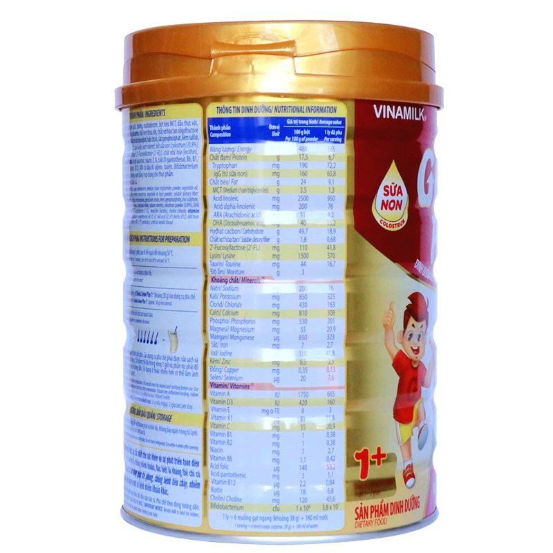 Sữa Dielac Grow Plus 1+ 900g (trẻ từ 1 – 2 tuổi)