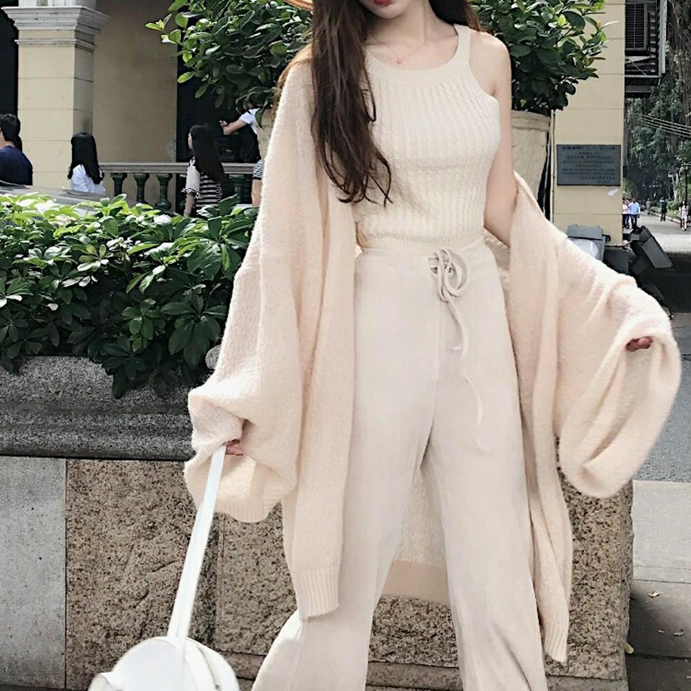Áo khoác len mỏng dáng dài