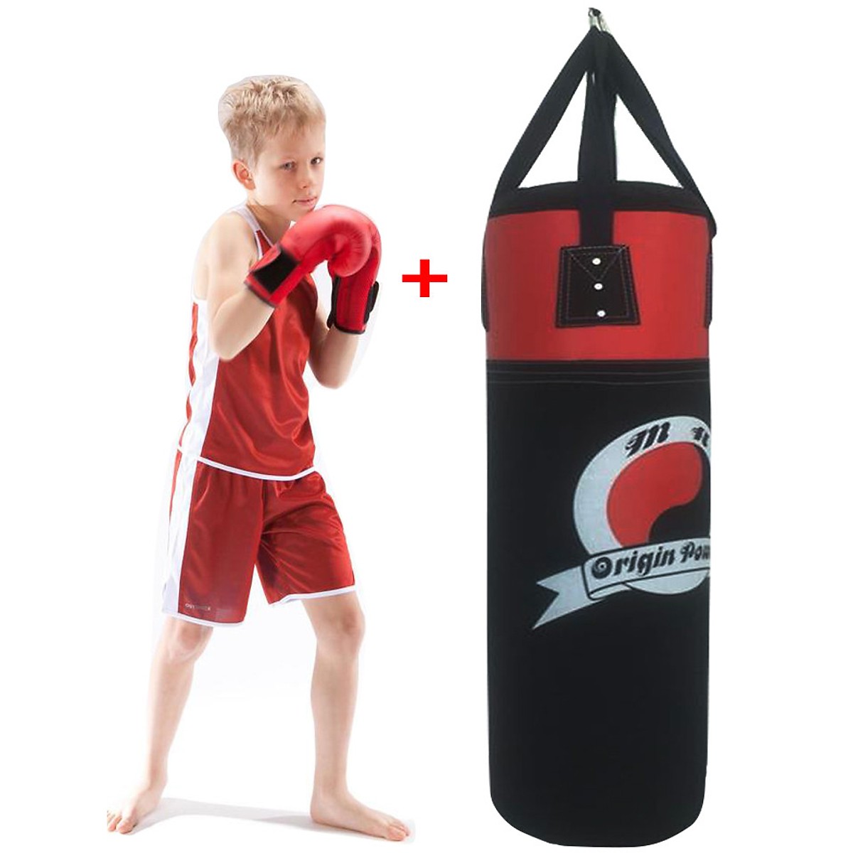 Bao cát đấm bốc 80cm, Bao cát Boxing Origin Power, bao cát đấm boxing, túi đấm boxing, bao cát dùng trong tập luyện võ thuật, tập gym, thể hình cao cấp