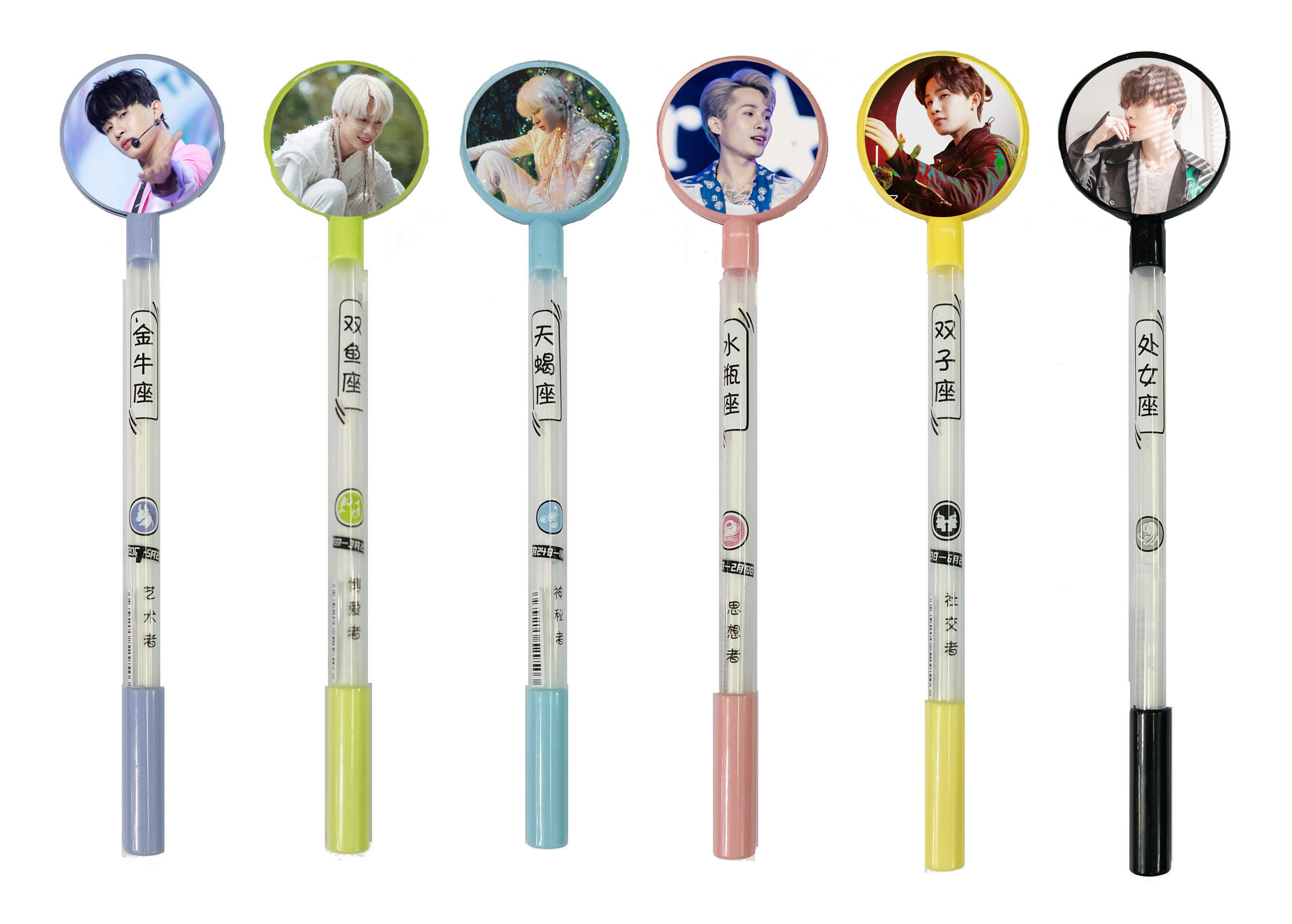 Set 2 đến 10 Bút bi nước đầu tròn ảnh 2 mặt JACK Phương Tuấn , J97