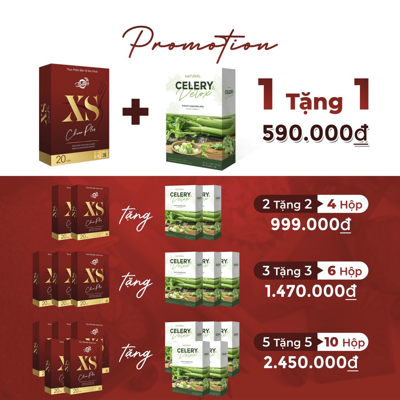 Socola giảm cân gấu XS Choco Plus