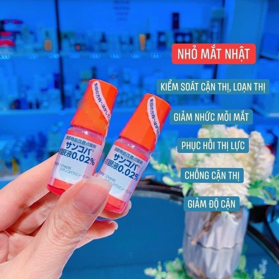 Nhỏ mắt cận thị Sancoba - Nhật Bản