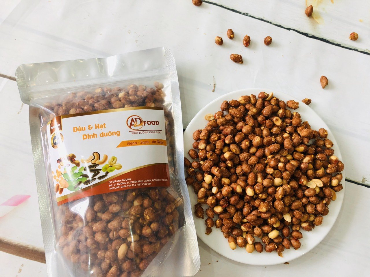 ĐẬU Phông Rang Tỏi Ớt 250G