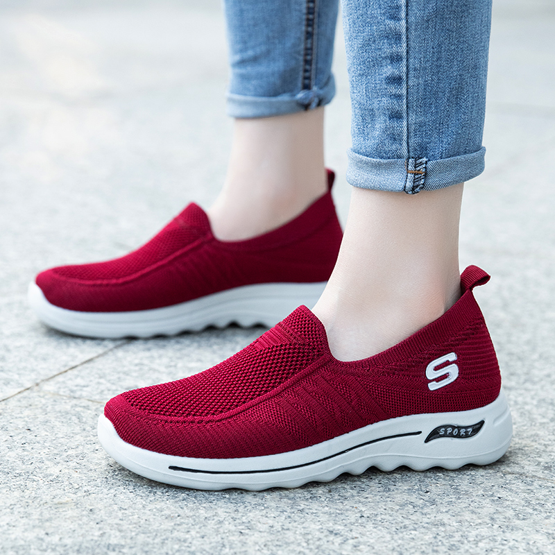 Skechers_Mới GO WALK 5-giày Nữ Giày Thể Thao Giày Thể Thao Nữ Đôi Giầy đen Giày đi Bộ