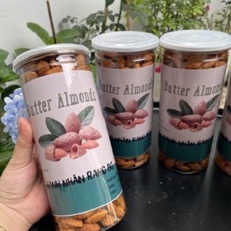 Hạnh Nhân Rang Bơ Mỹ ( Hàng loại 1 Ngon giòn) -500g