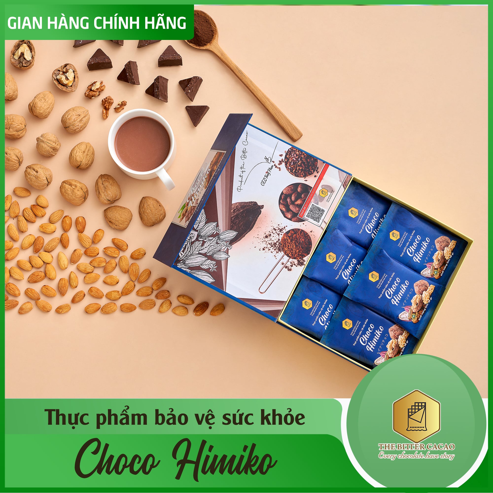 Bột Cacao Tăng Cân Cân Himiko Choco - Hãng Phân Phối Chính Hãng