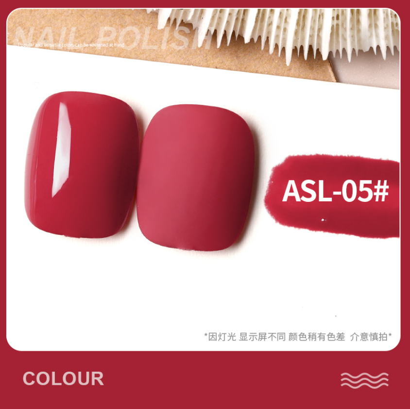 Sơn gel as red - màu hồng đỏ mã asl