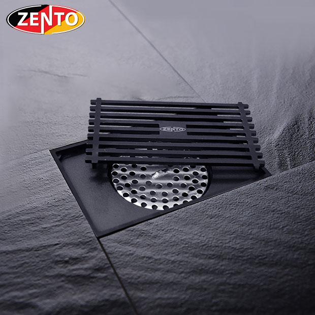 Thoát sàn chống mùi Black series ZT558-B (14x9cm)
