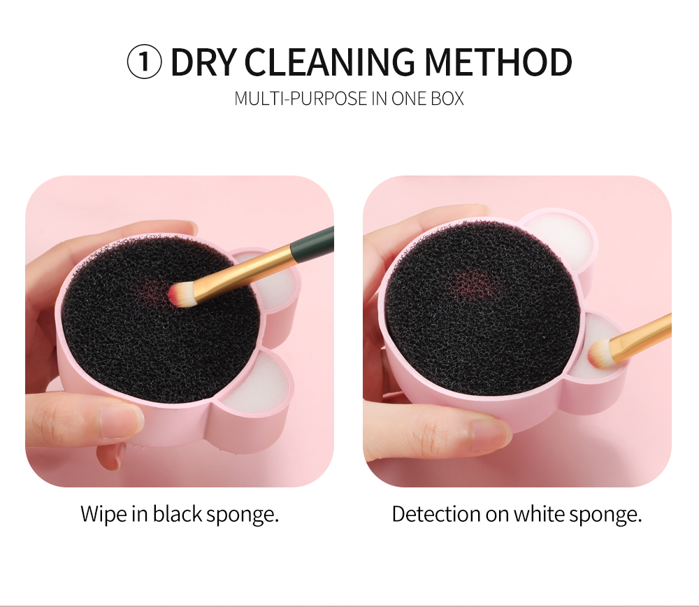 MAANGE dụng cụ vệ sinh cọ trang điểm （50g）