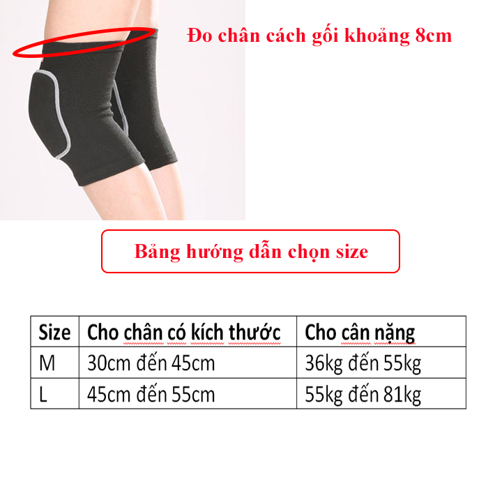 [HCM]Đai ống đầu gối Aolikes A0210 (1 cặp)