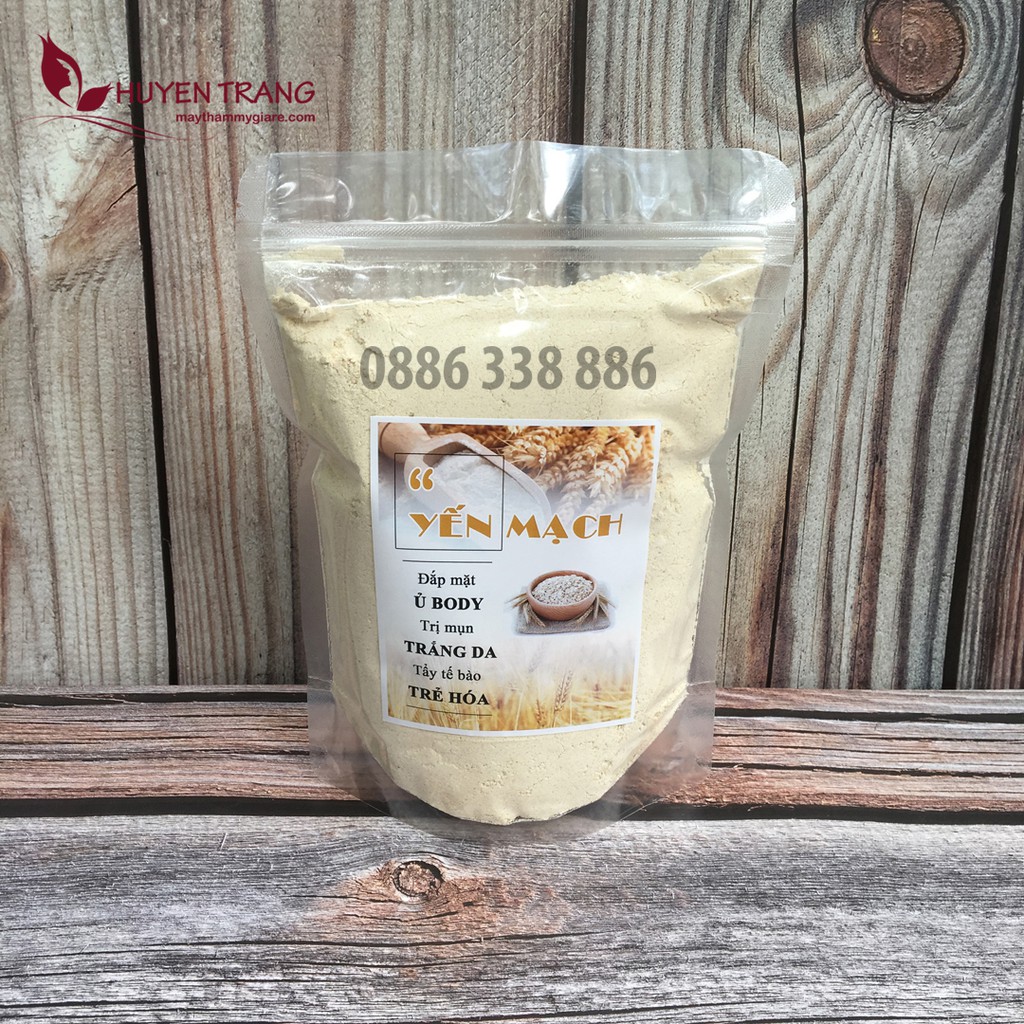 Mặt nạ yến mạch trắng da handmade