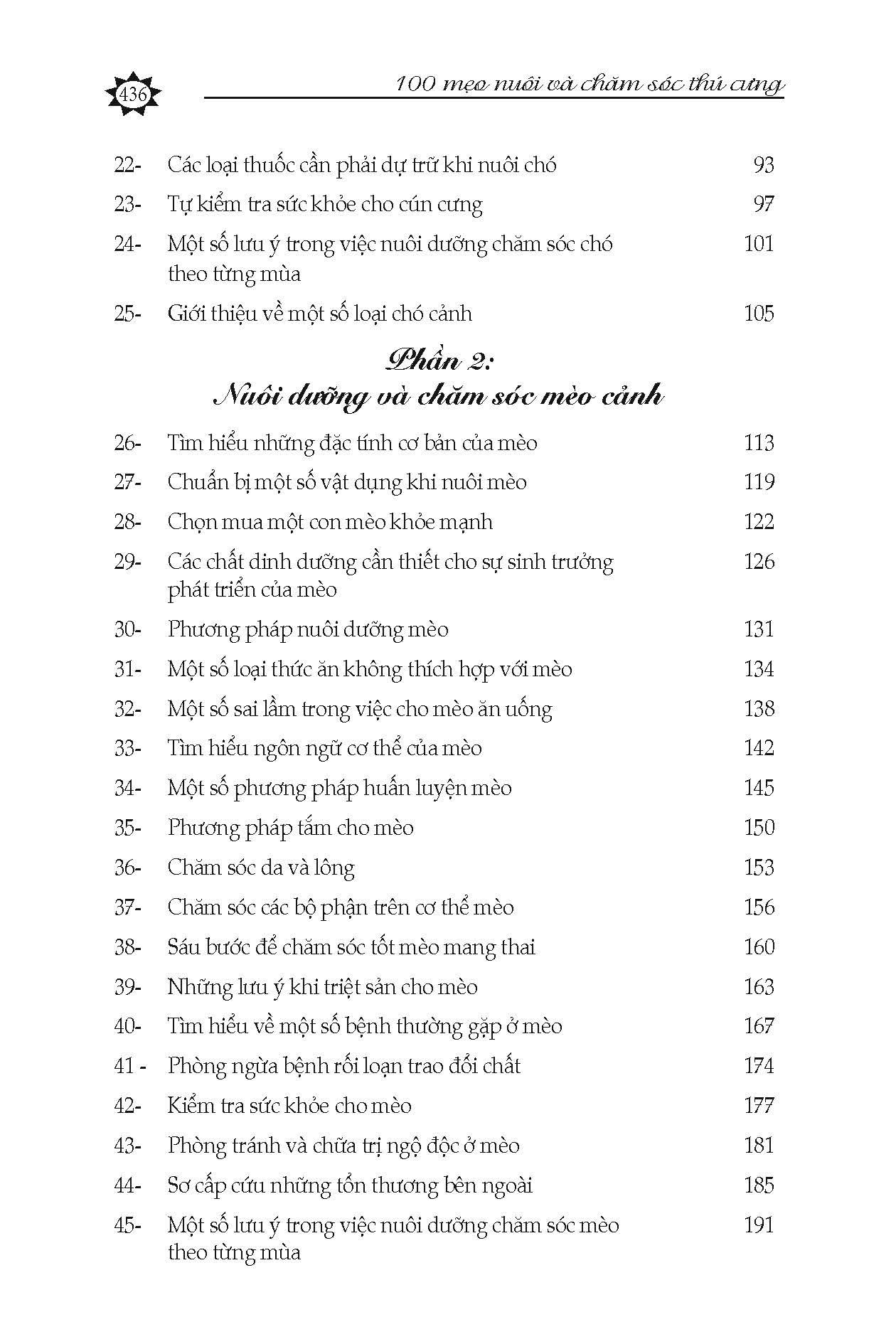 100 Mẹo Nuôi và chăm sóc thú cưng