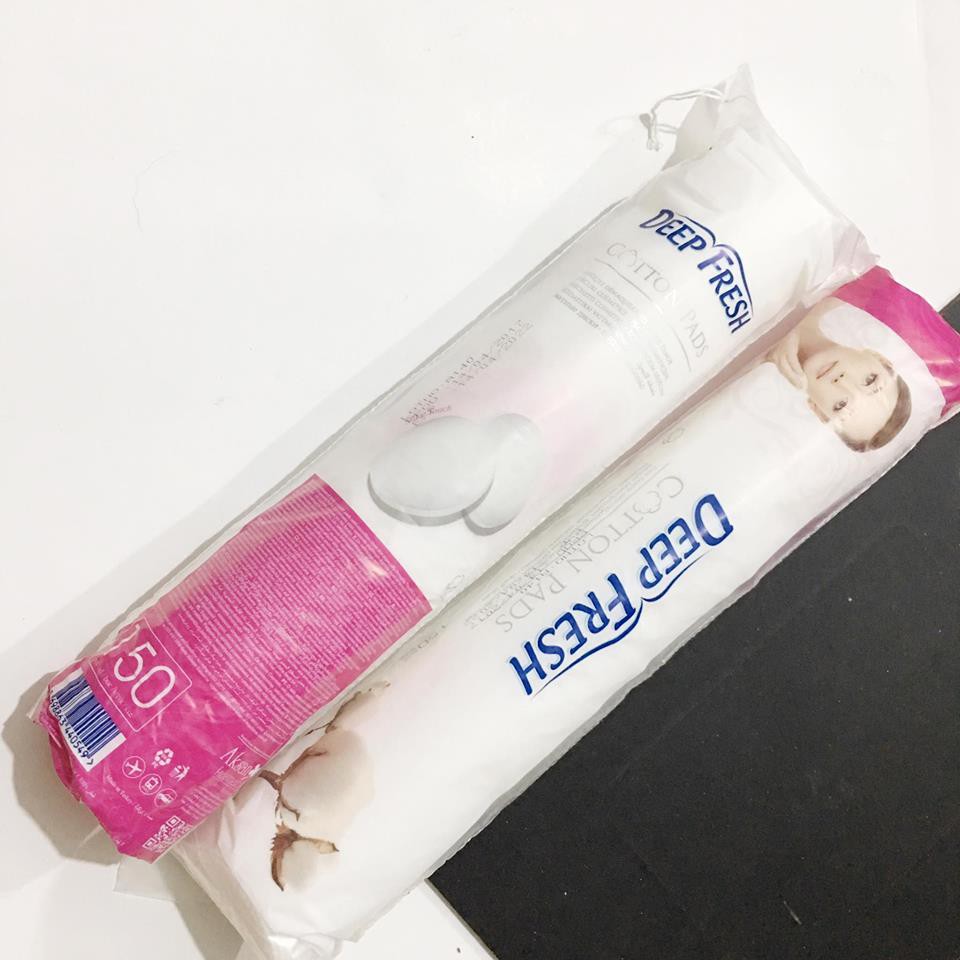 Bông Tẩy Trang - Deep Fresh Cotton Pads -  150 Miếng