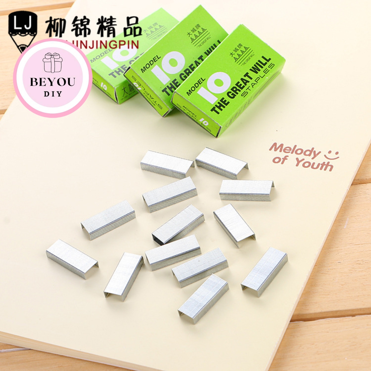 Hộp kim bấm số 10, đinh ghim giấy - beyou