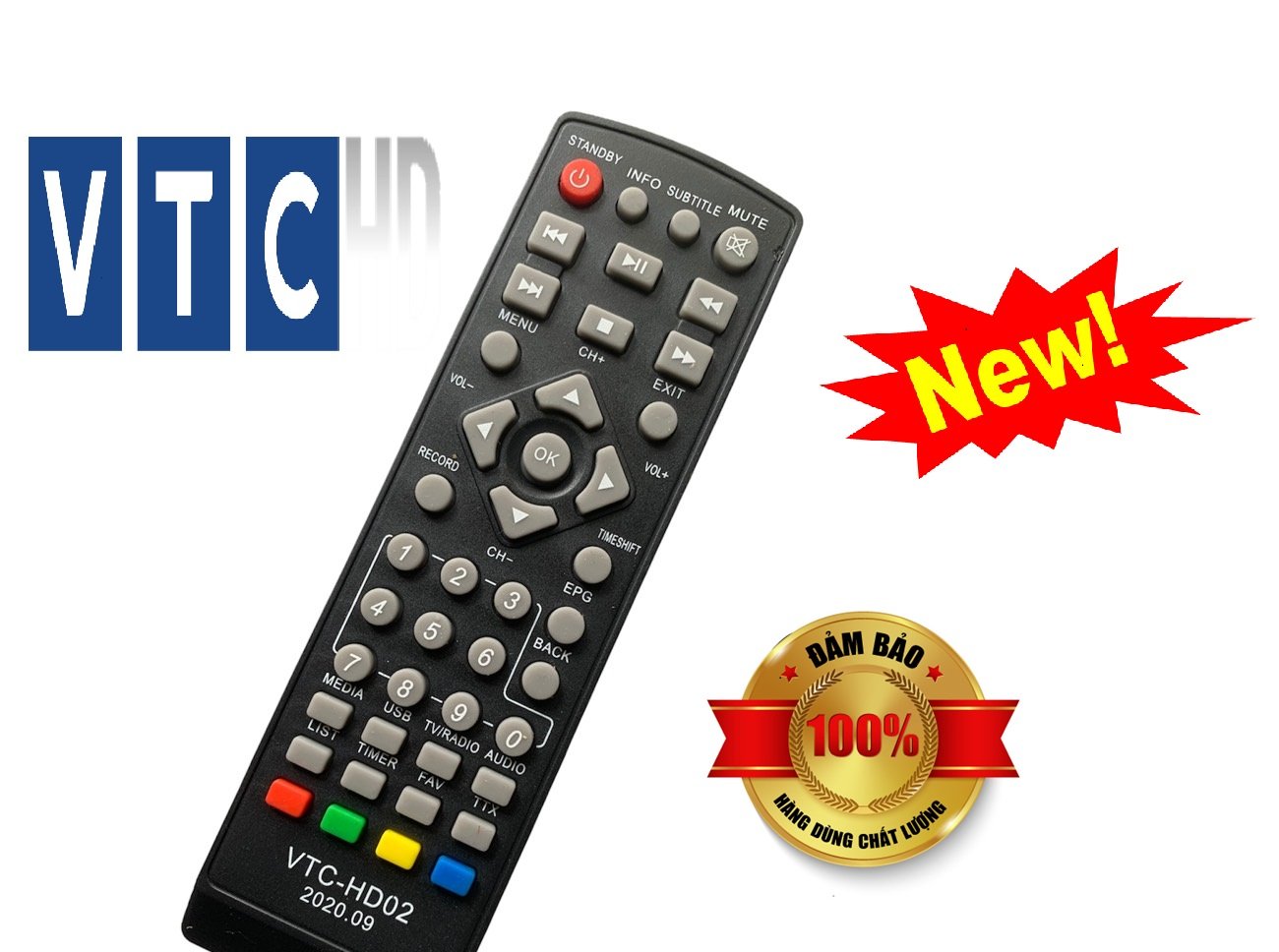 Điều khiển đầu kỹ thuật số vtc hd 02 - hàng tốt