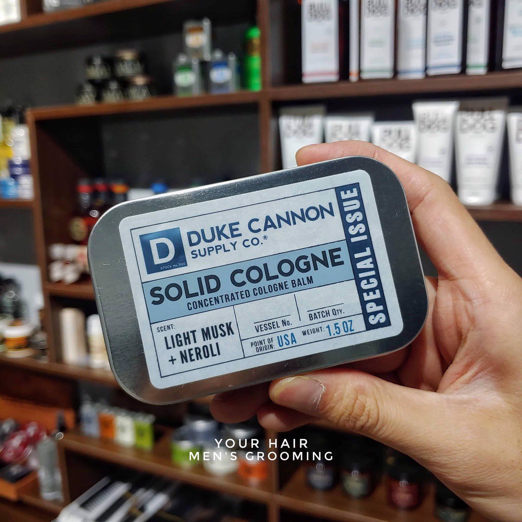 Nước hoa khô Duke Cannon SOLID COLOGNE - LIGHT MUSK + NEROLI - 42gr