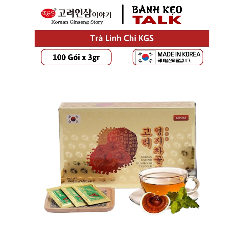 Trà linh chi KGS Hàn quốc 300gr (3gr x 100 gói)