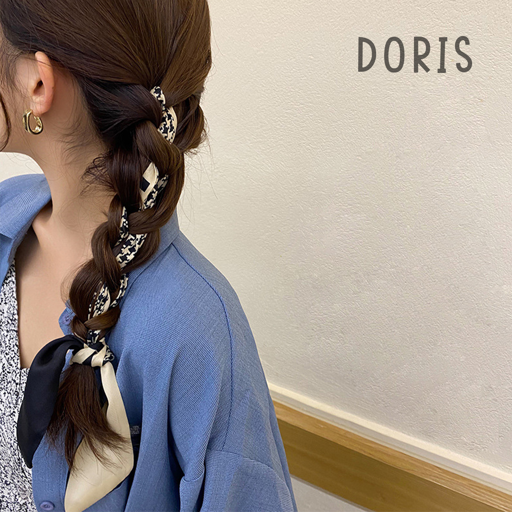 Dây cột tóc vải Đa Năng phong cách Hàn Quốc - DORIS HOUSE