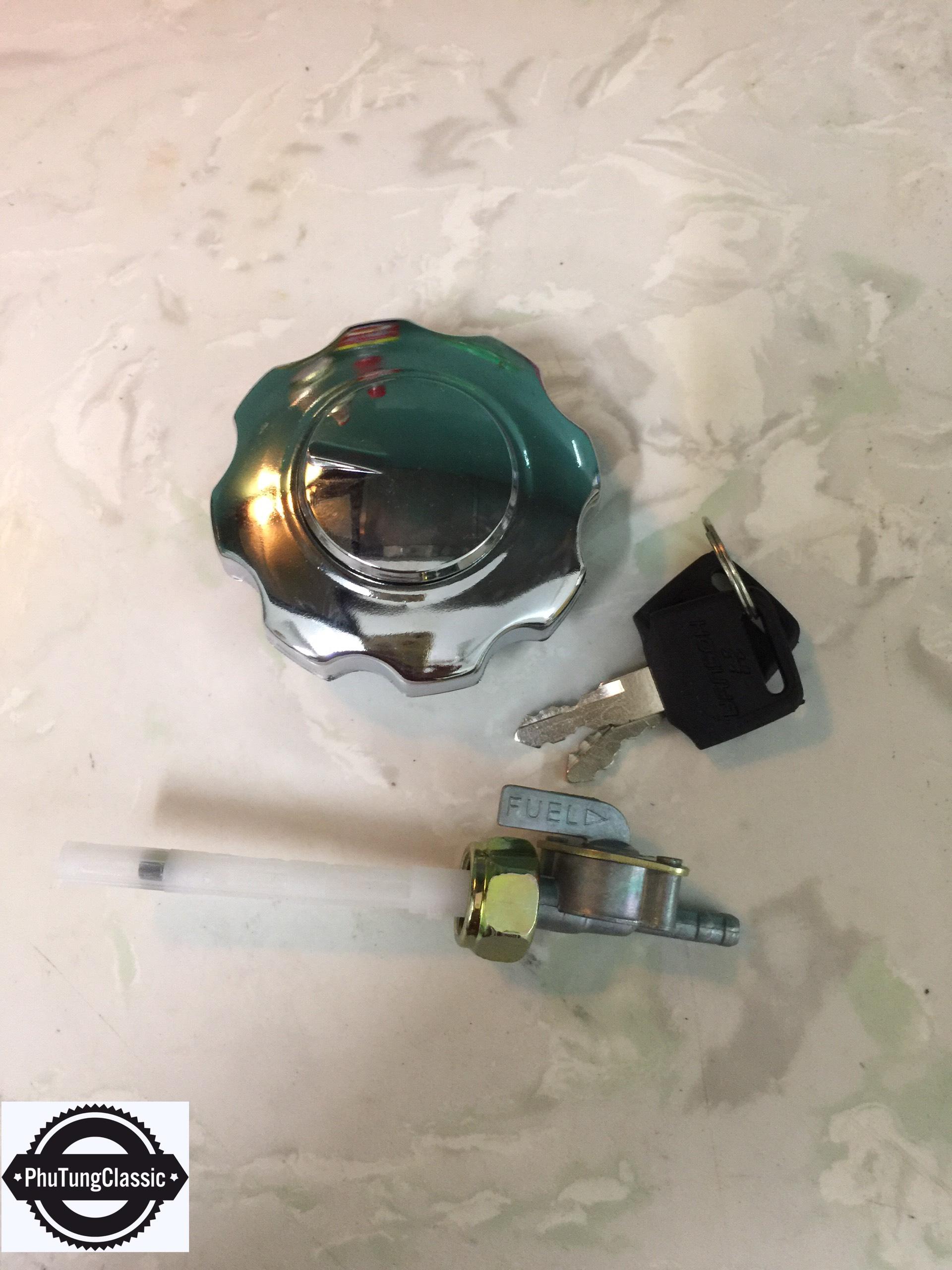 Bộ nắp khóa xăng bình CD 70 /90