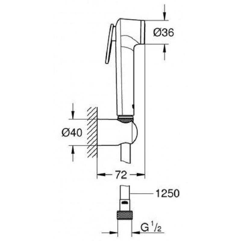 Vòi Xịt Vệ Sinh Grohe Tempasta