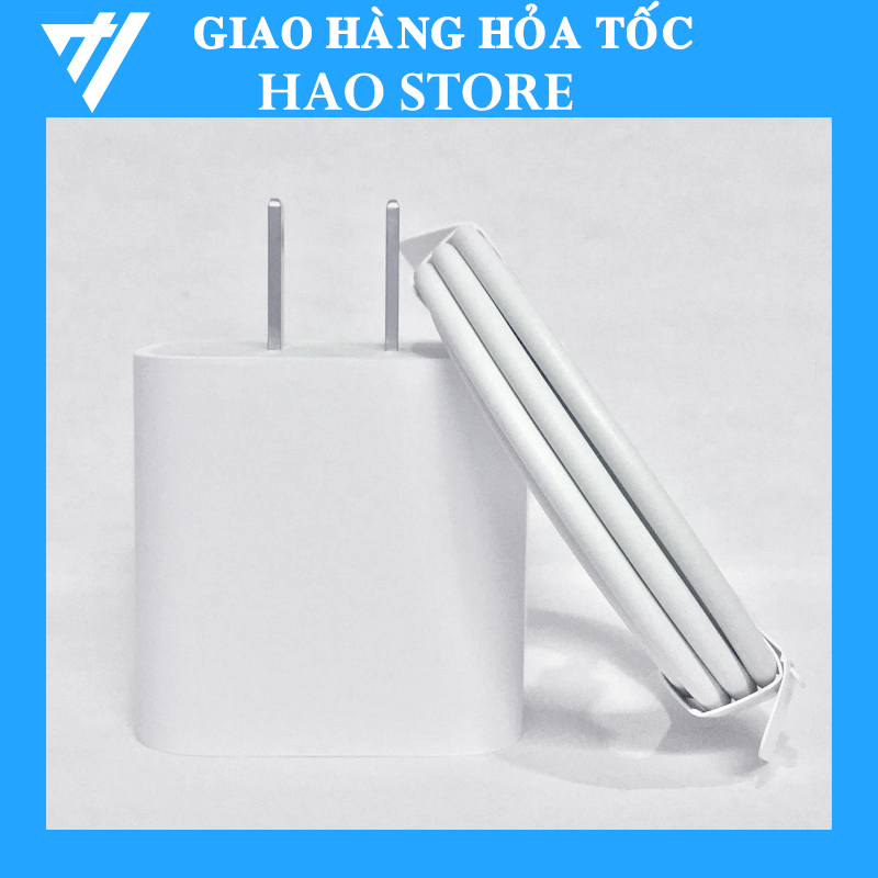 Bộ sạc nhanh ip 20w ,củ sạc nhanh ip 20w và cáp sạc nhanh ip cho 8 ->14 - haostore