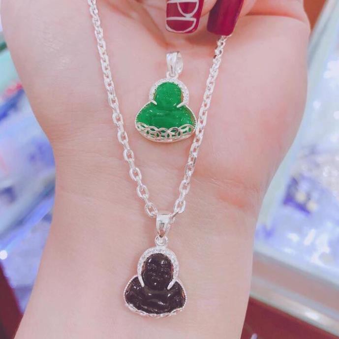 Dây chuyền bạc cho bé - dây xích mặt phật mẫu mã đẹp chất liệu bạc chuẩn sáng đẹp-JQN gian hàng chính hãng cam kết Bạc chuẩn Chất lượng không lo đen xỉn