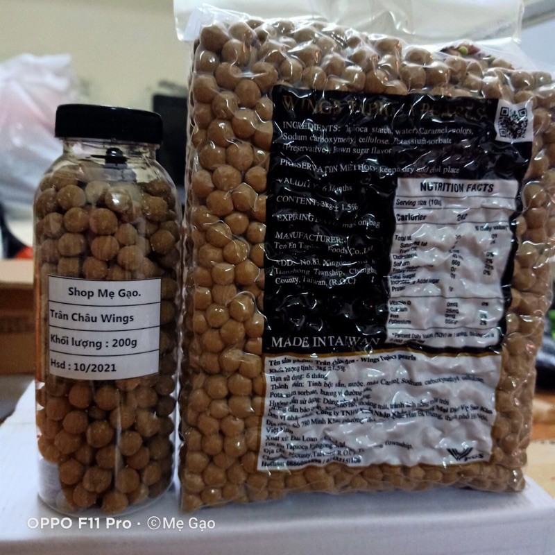 Trân Châu Đen Wings 200G