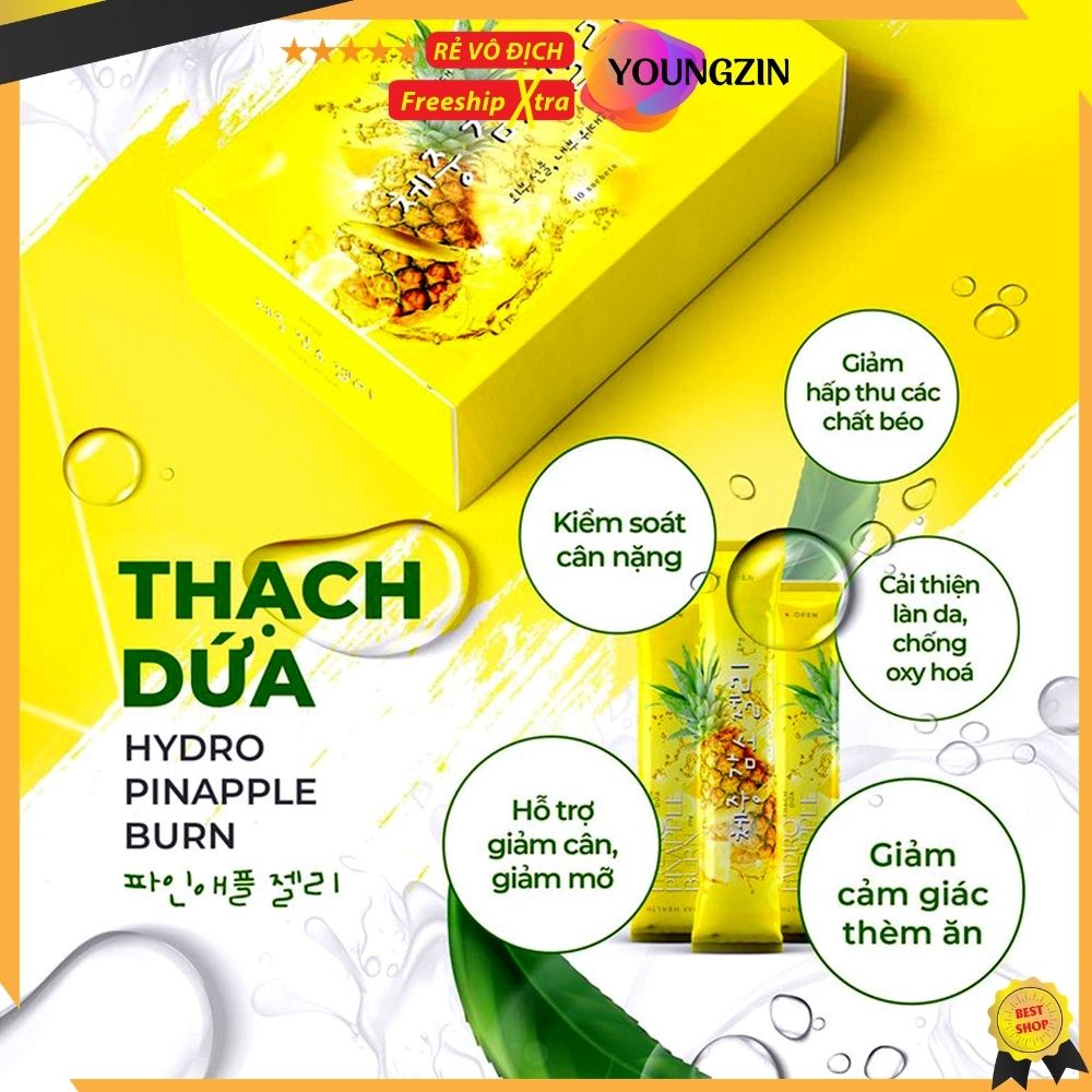 [HCM]thạch dứa giảm cân