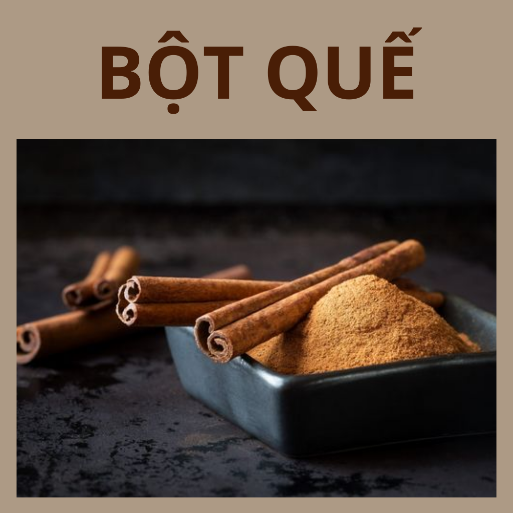 Bột quế nguyên chất gói 20gr, 50gr, 100gr